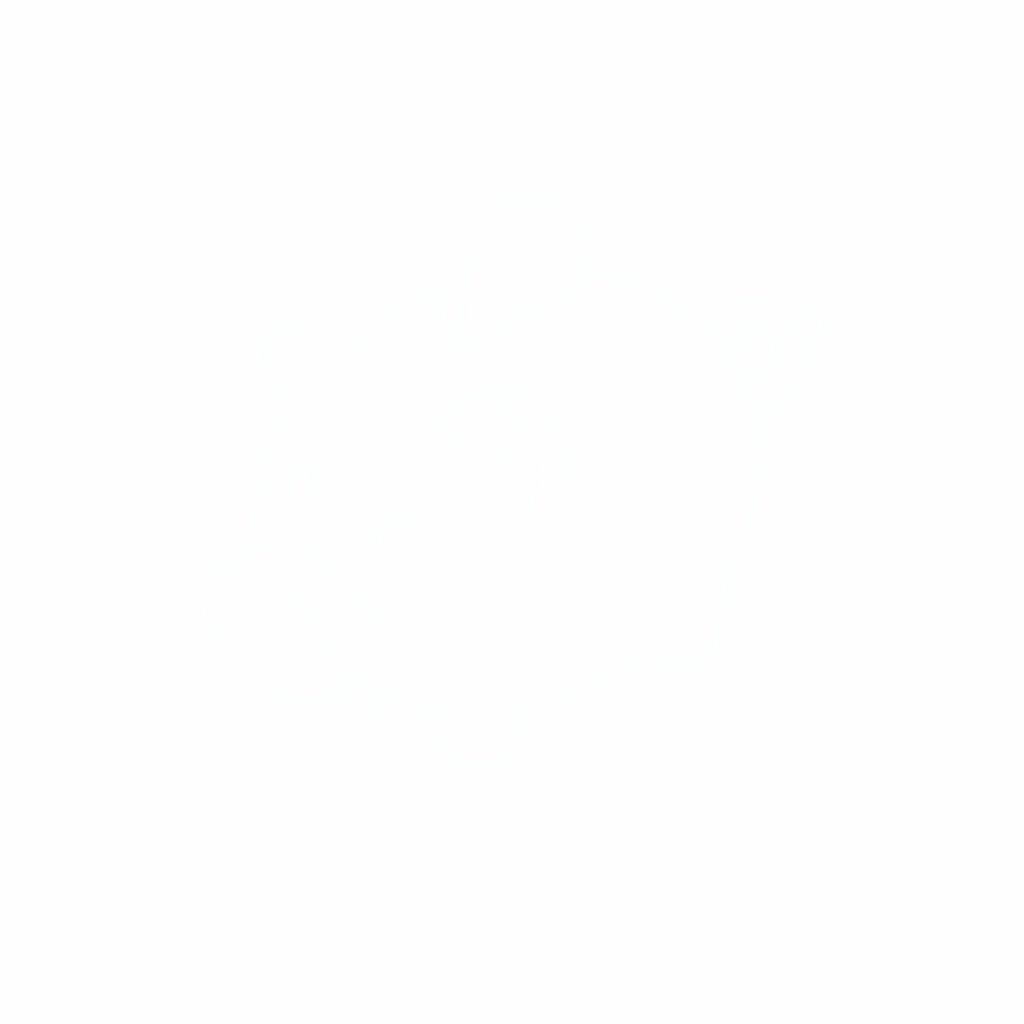 Una hucha en forma de cerdito